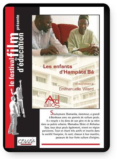 DVD - Les enfants d'Hampâté Bâ (tarif collectivités/organismes)