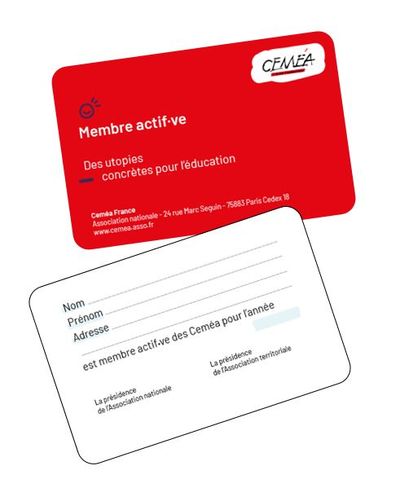 Carte membre actif·ve 
