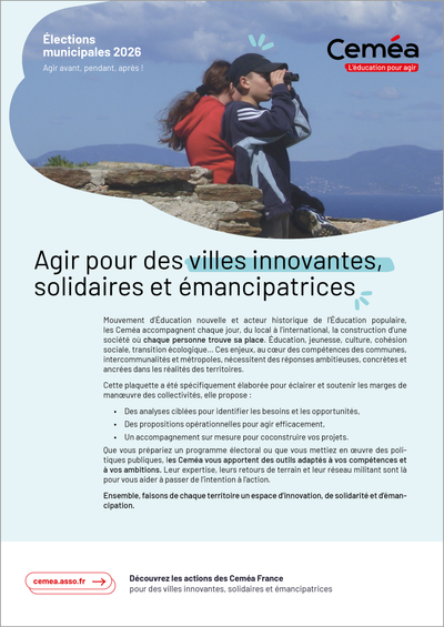 Plaidoyer élections municipales 2026