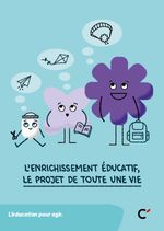 Carte postale ”Enrichissement, éducation pour agir “- Lot de 50 cartes  - vue 1