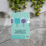 Affiche “Droit aimer, lutter discriminations” - Lot de 10 affiches - vue 2