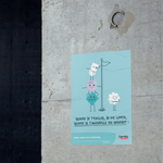 Affiche “Accueil grandit, lutte exclusions”- Lot de 10 affiches - vue 2